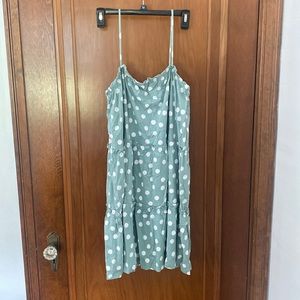 ASOS mini polka dot ruffle dress Never Worn